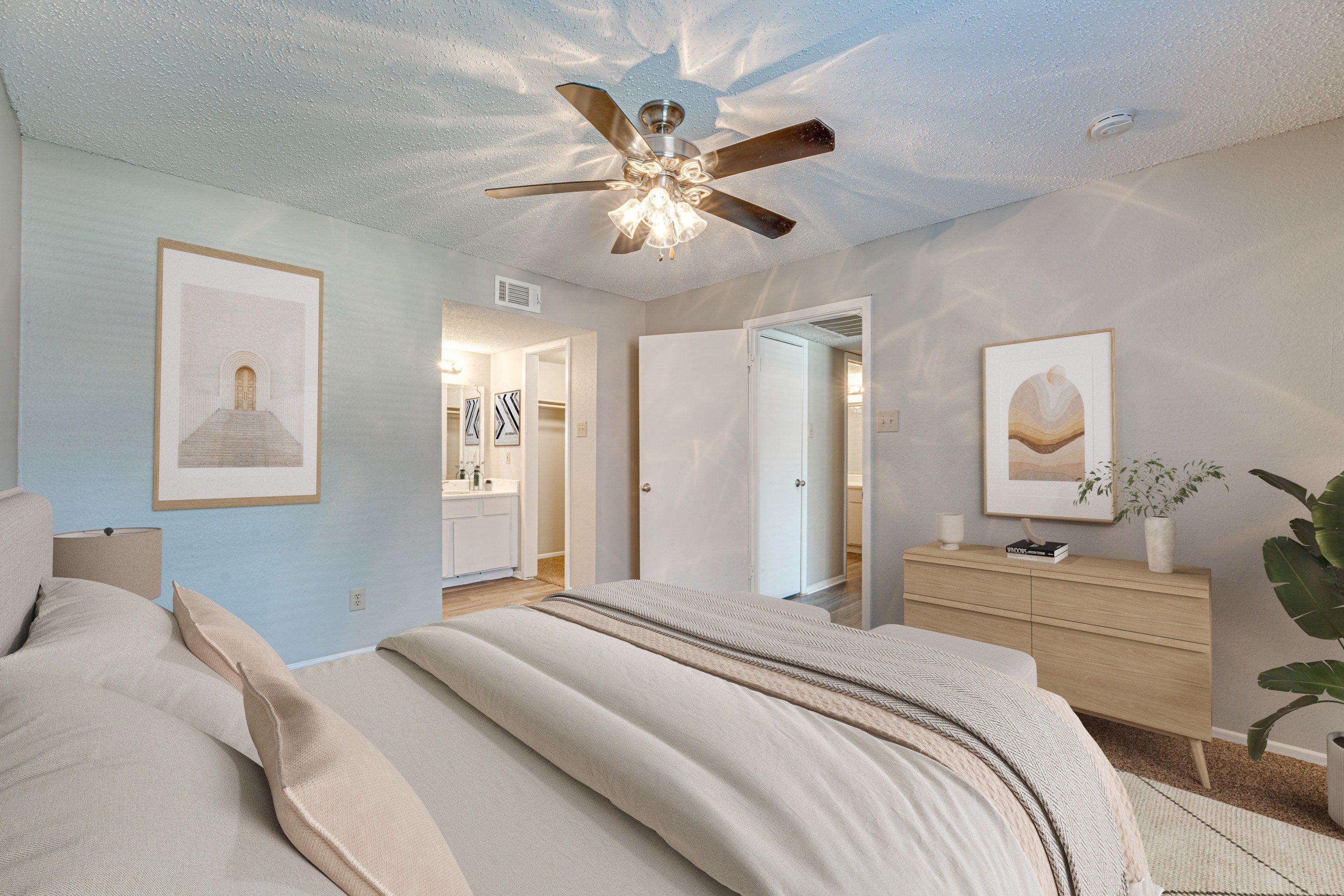 Comfortable Bedroom at Bardin Oaks Apartments, Arlington, TX, 76018